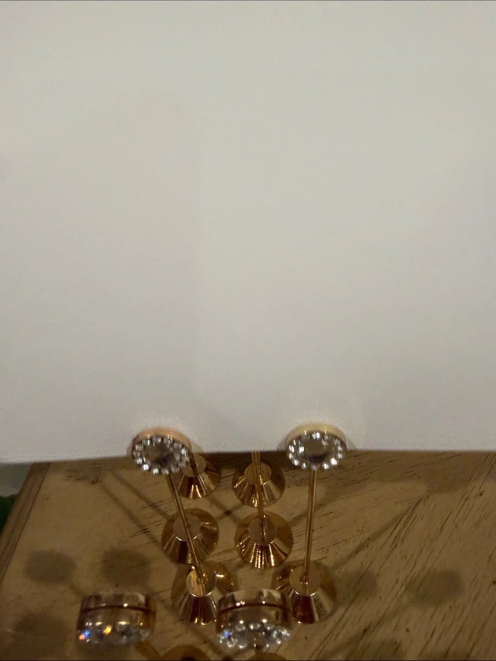 Gold and Rhinestones place card holders 20 pieces